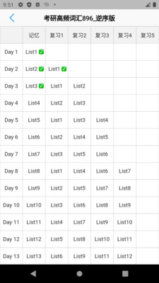 list背单词app安卓版