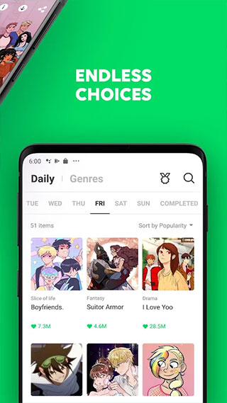 webtoon台版app