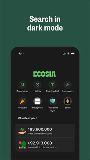 Ecosia浏览器安卓app